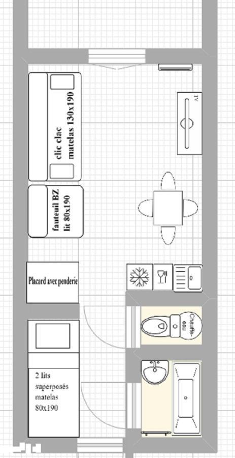 Studio 2 Alpes, Proche Lac Buissonniere, Menage Inclus, Balcon, Parking Ле-дез-Альп Екстер'єр фото